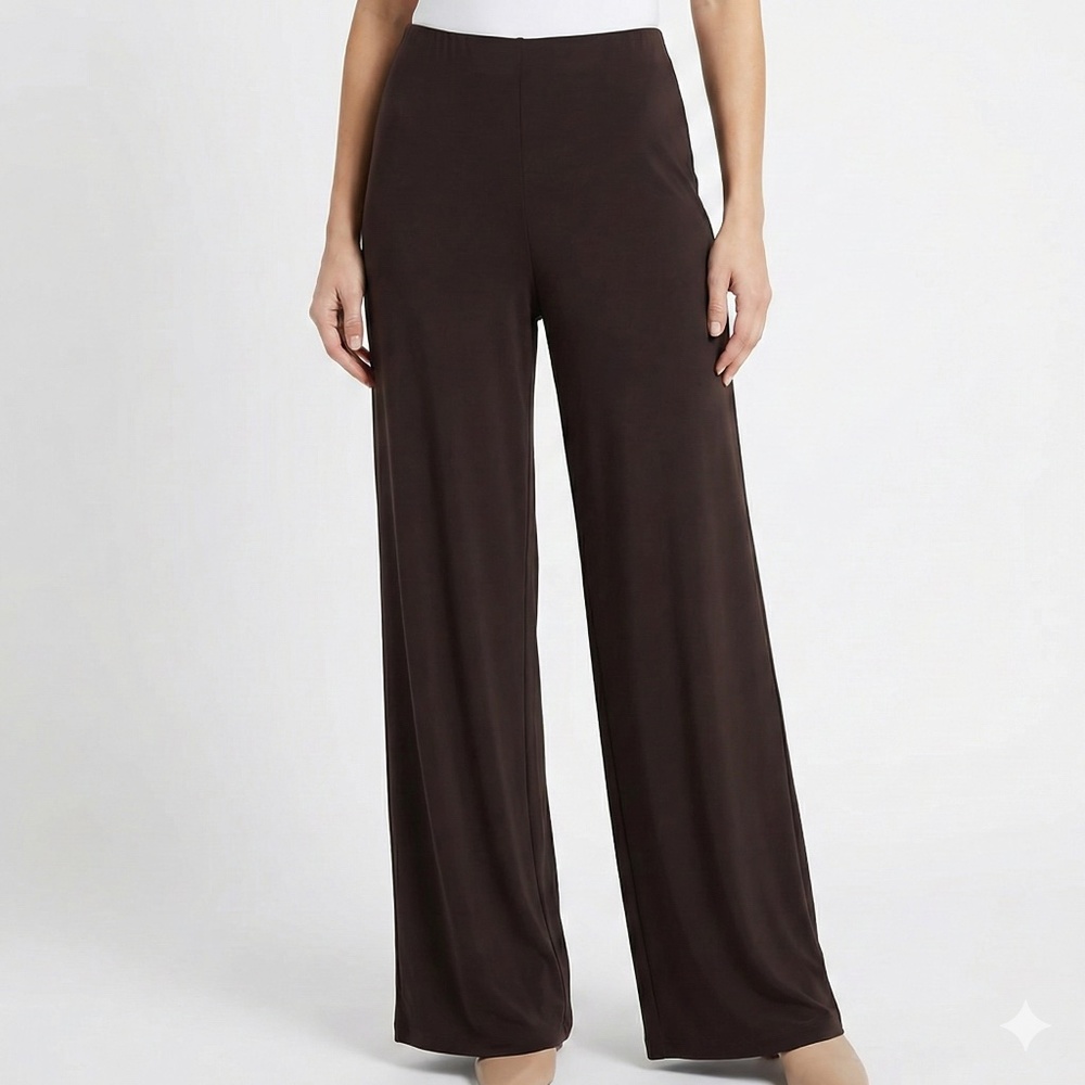 NWT Wide Leg Pants in Dark Brown
